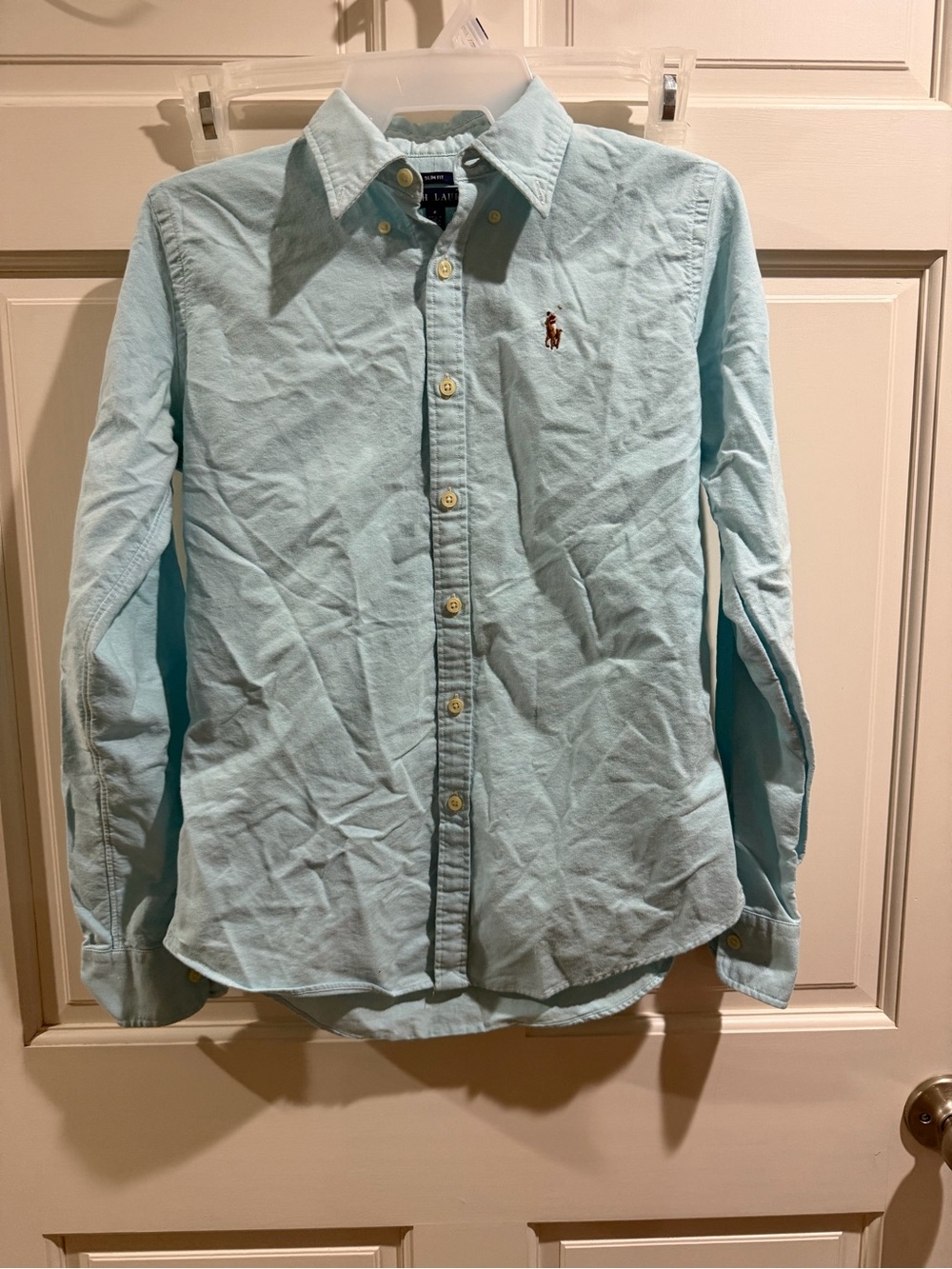 Ralph Lauren Light Blue Button-Down Oxford Shirt - Women’s Size 4